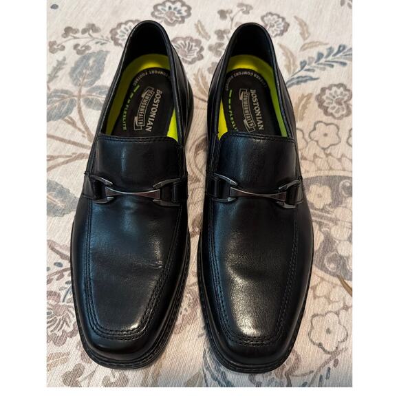 Bostonian Flexlite Men\'s Leather Bit Loafers Black Size 8 M Brand New main image 8